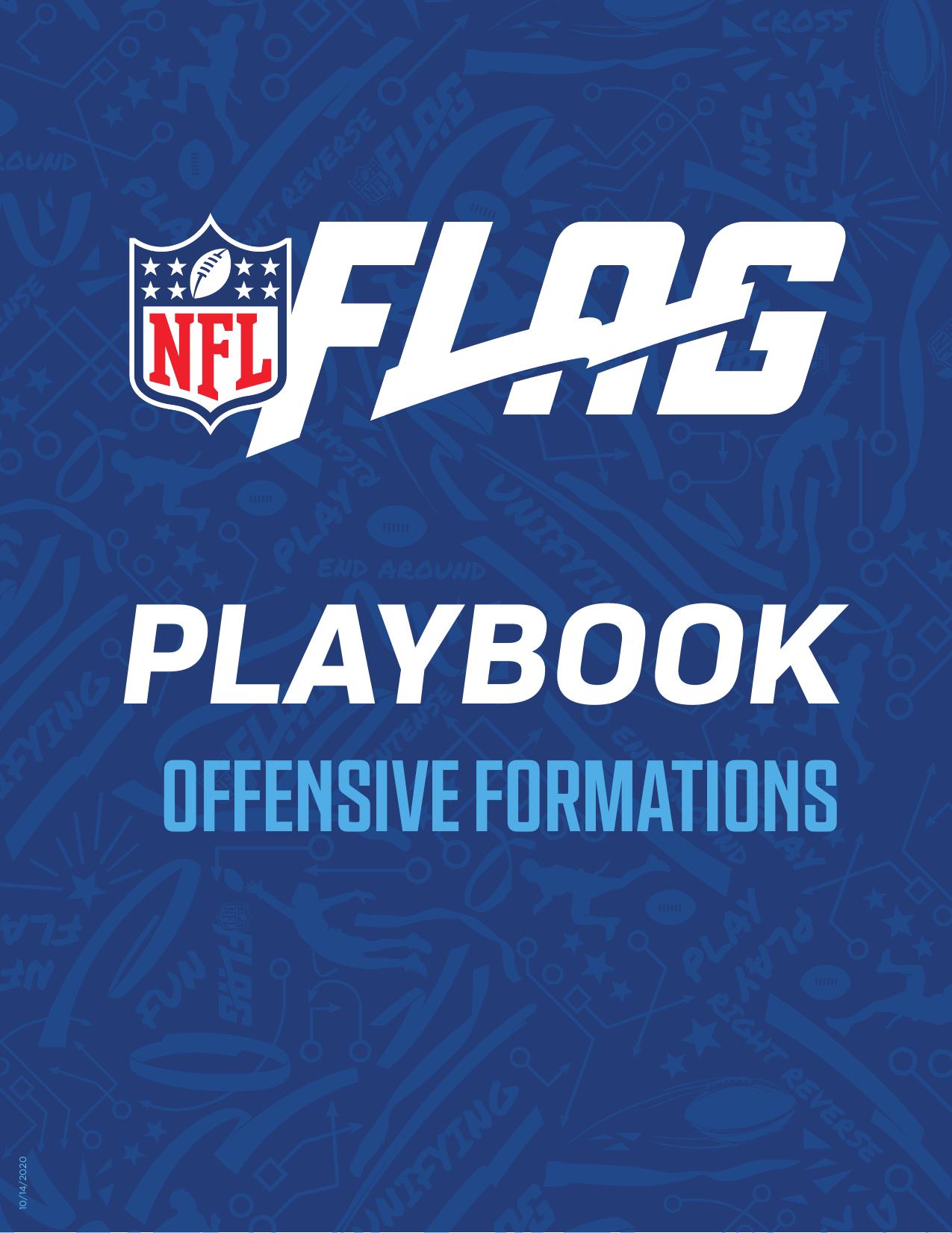 NFL FLAG Football Official Playbook page 5 - formations and plays for youth flag football coaches