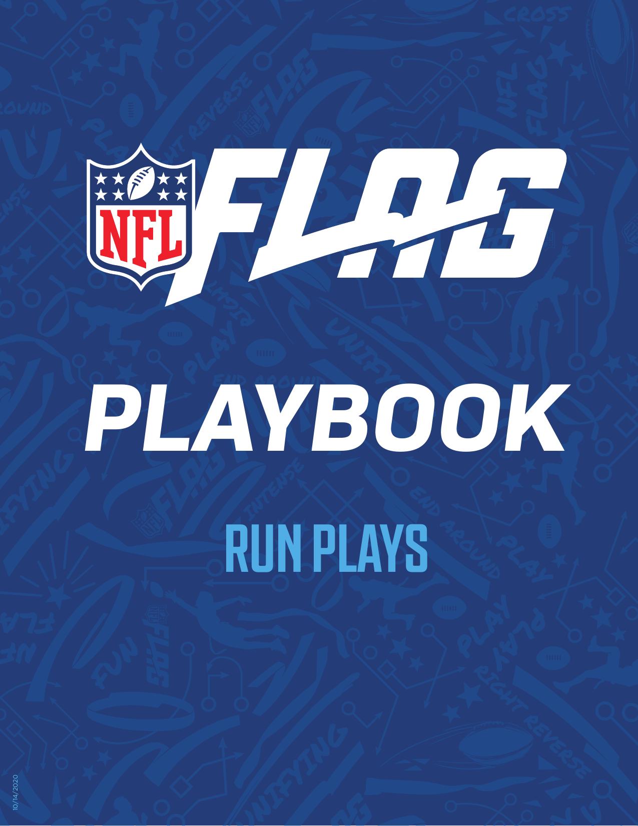 NFL FLAG Football Official Playbook page 46 - formations and plays for youth flag football coaches